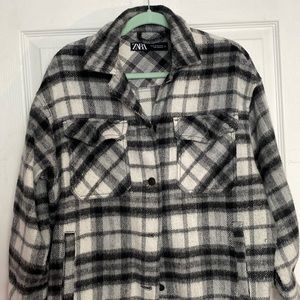 Zara Plaid Shacket
